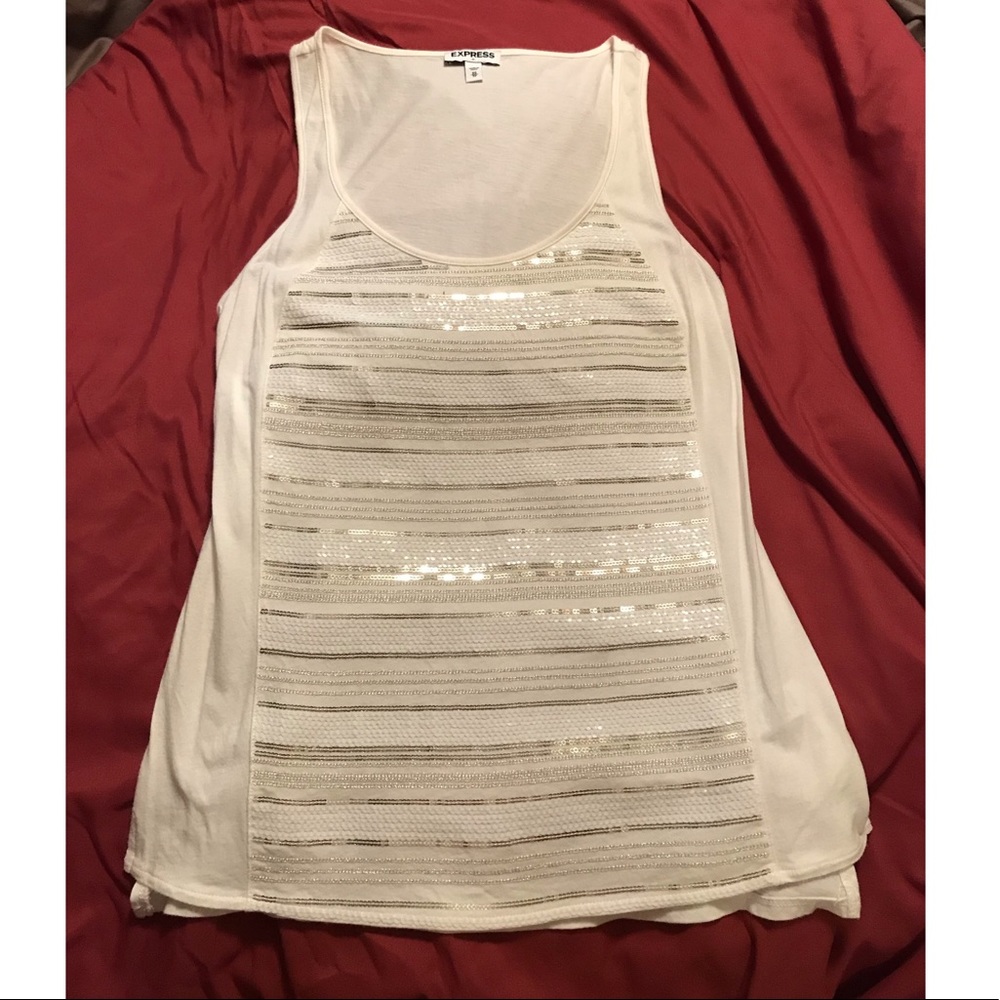 Express Sequin Tank Top